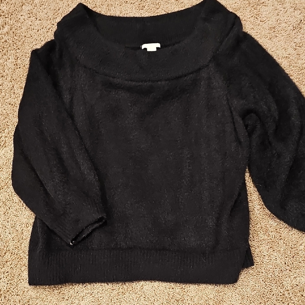 H&M Black Cowl Neck Sweater